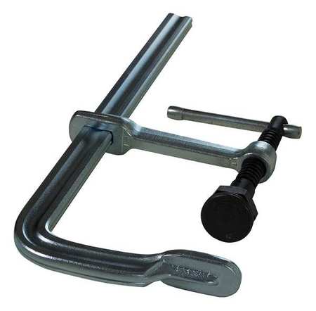 12 In Bar Clamp Steel Handle And 4 3/4 In Throat Depth