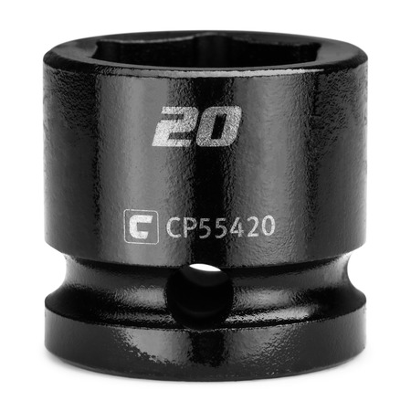 1/2 In Drive 20 Mm 6-point Metric Stubby Impact Socket