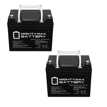 12v 35ah Sla Int Battery Replaces Solar Wind Energy Storage - 2 Pack