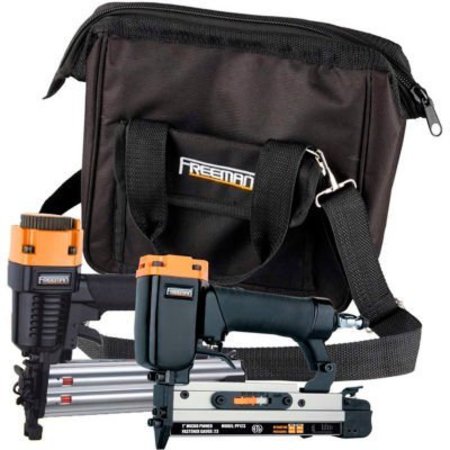 Freeman 2-piece FinishingandTrim Kit Pppbrck  Includes NailsandCanvas Storage Bag