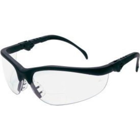 Mcr Safety K3h20 Klondike?� Plus Magnifier Safety Glasses  2.0 Magnifier  Clear Lens