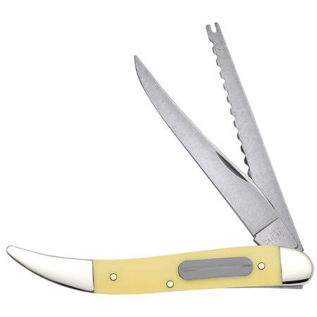 Knife  Yellow Synthetic Smooth Fishing Knife