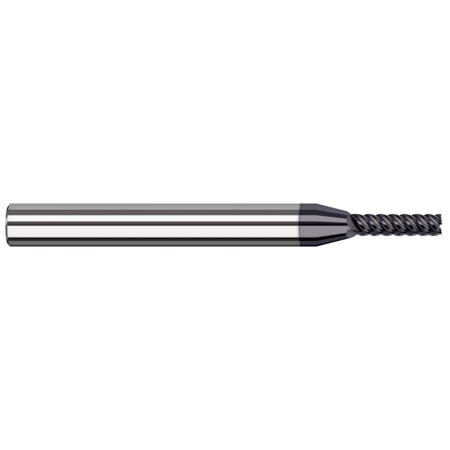 End Mill For Exotic Alloys - Square  0.0930 (3/32)  Length Of Cut: 3/8