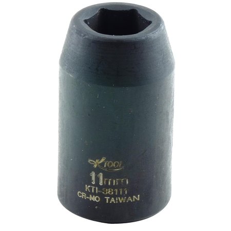 Stndrd 6 Pnt Impact Socket  1/2dr  11mm  Material: Chrome Moly Steel