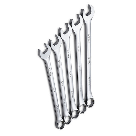 Combo Wrench Set long chrome 20-24mm 5pc