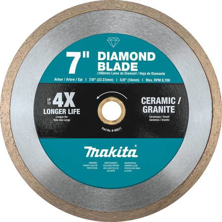 Diamond Blade 7 continuous Rim genera