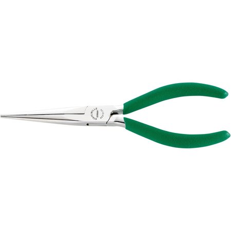 Mechanics Snipe Nose Plier L.170 Mm Head Chrome Plated Handles Dip-coated With Sure-grip Surface