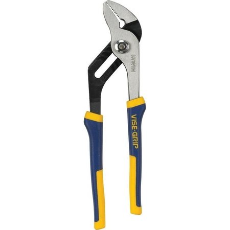 4935321 Groove Joint Plier  10 In Oal  214 In Jaw Opening  Blueyellow Handle  Cushiongrip Handle