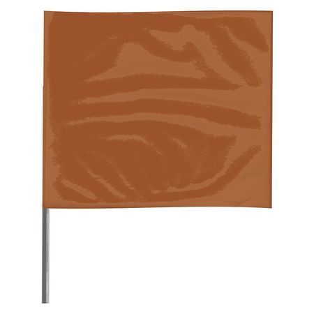 Marking Flag brown blank vinyl pk100