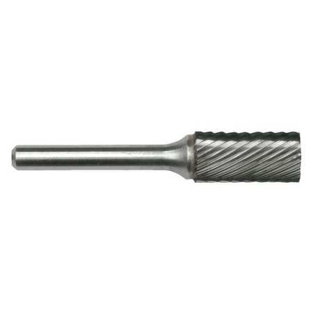 Carbide Bur  1845 Sa-1l6 Cle-sa Cylindrical Bur W/o End Cut Standard Cut 1/4x1/4 Hardened Steel Sh