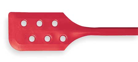 Mixing Paddle w/holes red 6 X 13 In