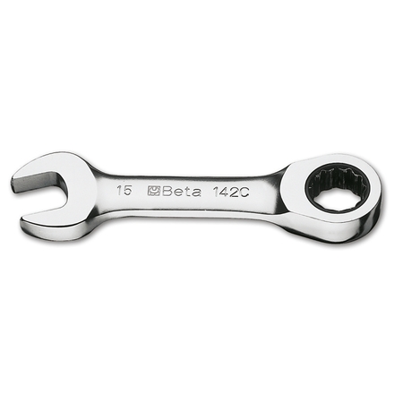 Short Ratchet Combination Wrench 18mm