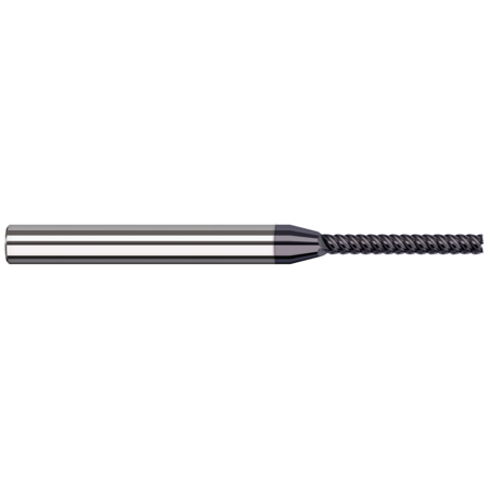 End Mill For Free Machining Steels - Square  0.0150 (1/64)  Number Of Flutes: 4