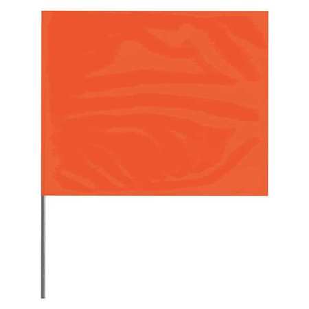 Marking Flag orange blank pvc pk100
