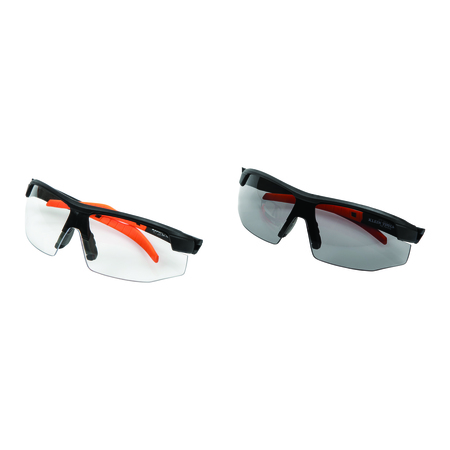 Safety Glasses  Semi-frame Clear / Gray