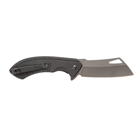 Rally Titanium Finished Cleaver Blade - G10 Black