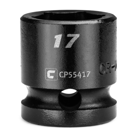 1/2 In Drive 17 Mm 6-point Metric Stubby Impact Socket