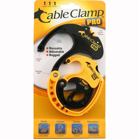 Pro Black/yellow Plastic Cable Organizer