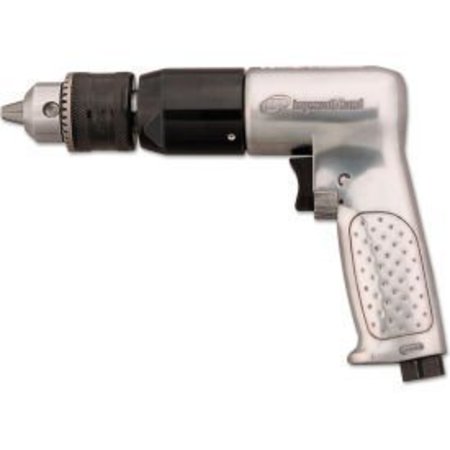 Ingersoll Rand Reversible Pistol Grip Air Drill  Standard Keyed  1/2 Chuck  500 Rpm