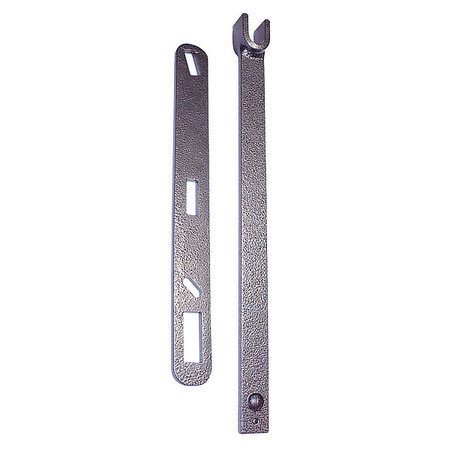 Water/gas Shutoff Wrench  Steel  Color: Gray