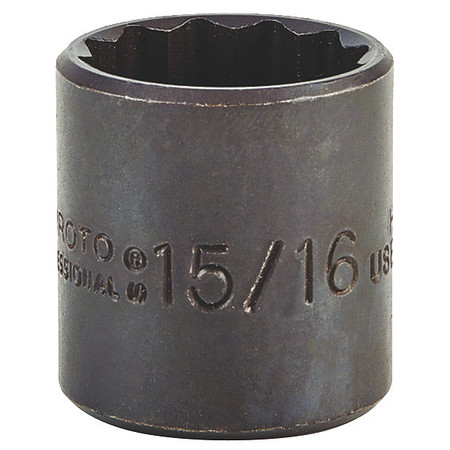 3/8 In Drive  15/16 12 Pt Sae Socket  12 Points