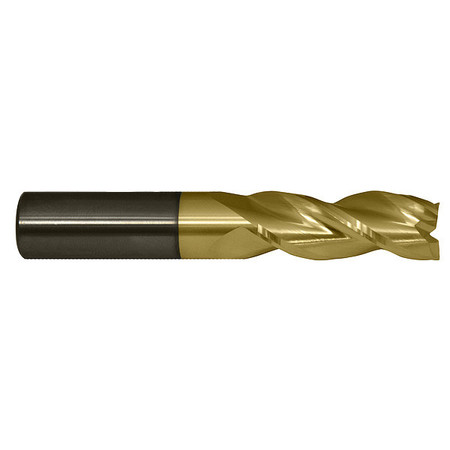 3-flute Carbide Square Single End High-perf End Mill For Alum Ctd Cem-am3-zn Zrn 1/2x1/2x2-1/2x4