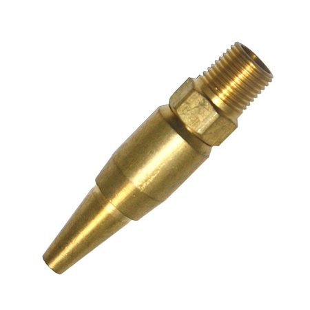 Osha Compliant Strata Flow Brass Safety Tip For Air Blow Guns 1/8 Inch Mpt  Pk 6
