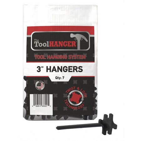 Tool Hanger black 2 Lb. Capacity pk7