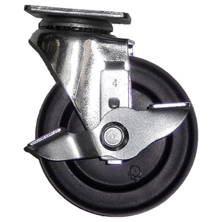 Caster  4 In.  With Brake