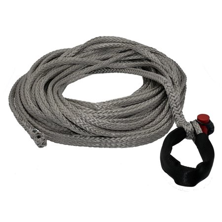 3/8 In. X 125 Ft. 6 600 Lbs. Wll. Lockjaw Synthetic Winch Line W/integrated Shackle
