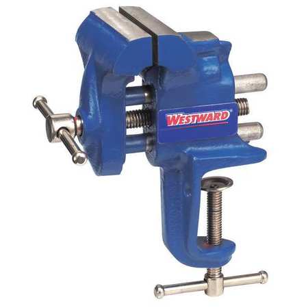 2-1/2 Light Duty Portable Vise With Clamp-on Stationary Base