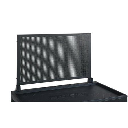 Perforated Tool Panel With Supports  For Roller Cab Rsc24