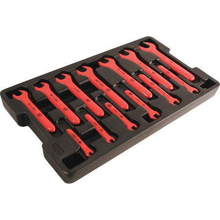 Insulated Open End Wrench Set sae