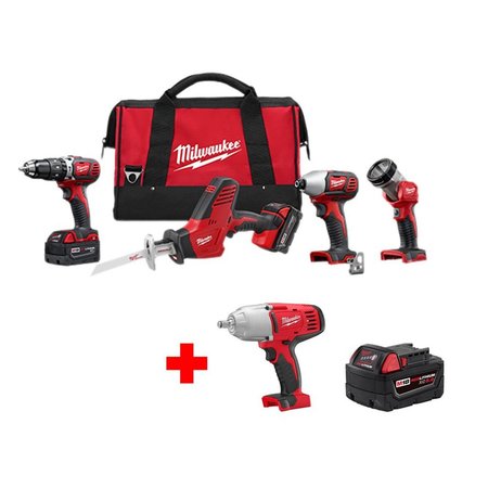 Cordless Combination Kit w/impact Wrench