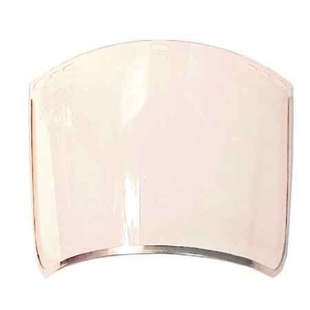 Clear Face Shield  Bound With Aluminum Band  8 X 12