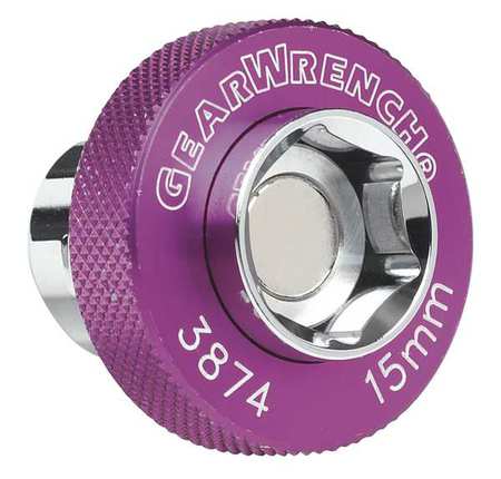 3/8 In Drive  15mm Specialty Metric Socket  6 Points