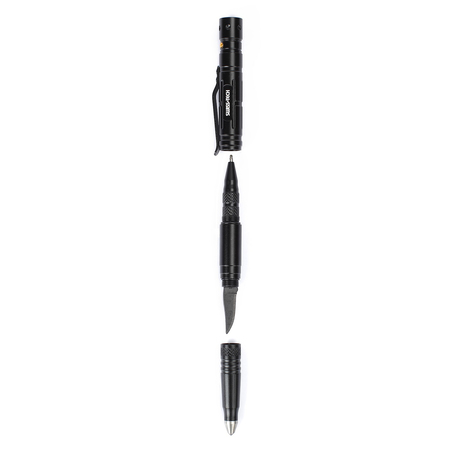 Swiss+tech 4-in-1 Multi-tool Pen  Aluminum Construction  Black Stone