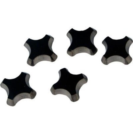 Jet 751017 R5 Carbide Inserts (pack Of 10) For Round Chamfers For The Jb-10r