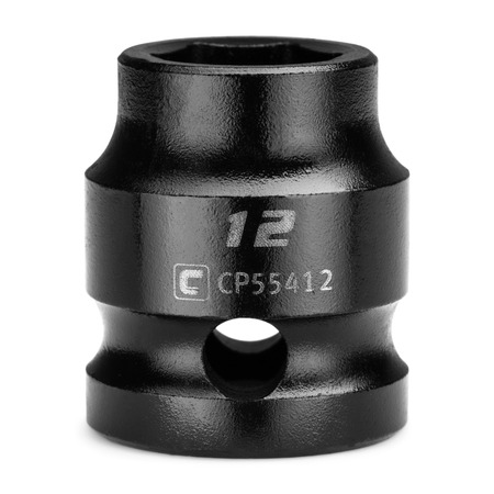 1/2 In Drive 12 Mm 6-point Metric Stubby Impact Socket