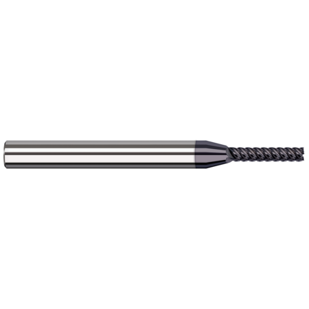 End Mill For Exotic Alloys - Square  0.600 Mm  Material - Machining: Carbide