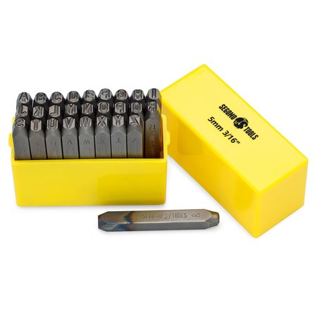 27 Piece 5mm 3/16 Inch (letters: A-z) Professional Letter Punch Stamp Set