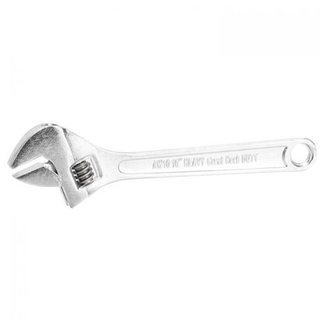 10-in Adjustable Wrench  Clam Shell