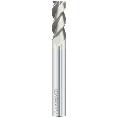 3-flute - 36?? Helix - 3835 Alumamill Hp End Mills  Fc19  Rh Spiral  Square  Extra-long  1/2