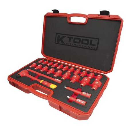 Socket Wrench Set Insulated 1/2 24pc