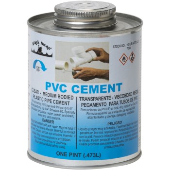 Black Swan Mfg 07034 Pvc Med Cement ~ 16 Oz