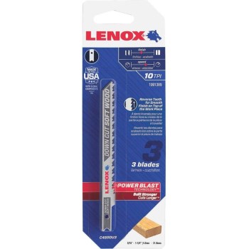 Lenox (stanley BlackandDecker) 1991389 3pk 10t Jig Blade